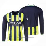 Camiseta Manchester City 2ª Manga Larga 24/25