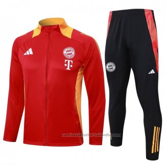 Chandal de Chaqueta del Bayern Munich 24/25 Rojo Amarillo