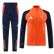 Chandal de Chaqueta del Manchester United 24/25 Naranja