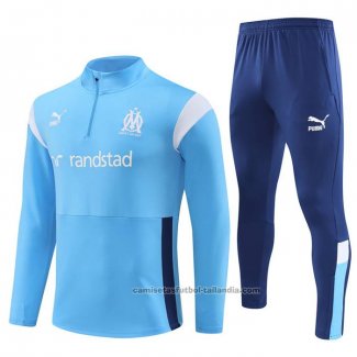 Chandal de Sudadera del Olympique Marsella 23/24 Azul