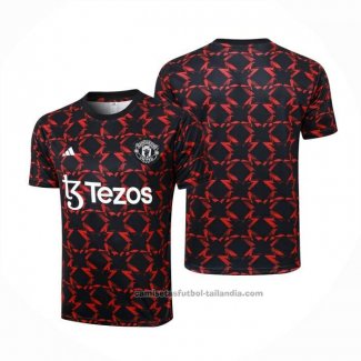 Camiseta de Entrenamiento Manchester United 24/25 Rojo