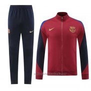 Chandal de Chaqueta del Barcelona 24/25 Rojo