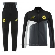 Chandal de Chaqueta del Borussia Dortmund 24/25 Gris