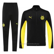 Chandal de Chaqueta del Borussia Dortmund 24/25 Negro