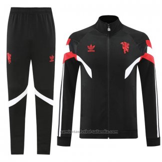 Chandal de Chaqueta del Manchester United 24/25 Negro