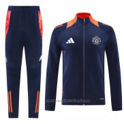 Chandal de Chaqueta del Manchester United Nino 24/25 Azul