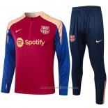 Chandal de Sudadera del Barcelona 24/25 Rojo