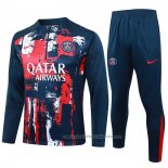 Chandal de Sudadera del Paris Saint-Germain 24/25 Azul