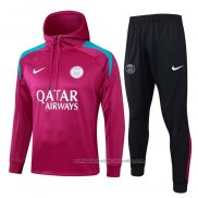 Chandal de Sudadera del Paris Saint-Germain 24/25 Purpura