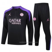 Chandal de Sudadera del Paris Saint-Germain Jordan 24/25 Negro