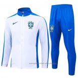 Chandal de Chaqueta del Brasil 24/25 Blanco