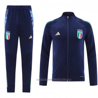 Chandal de Chaqueta del Italia 24/25 Azul