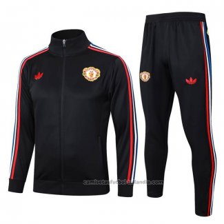 Chandal de Chaqueta del Manchester United 24/25 Negro