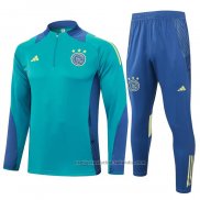 Chandal de Sudadera del Ajax Nino 24/25 Verde