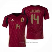 Camiseta Belgica Jugador Lukebakio 1ª 2024