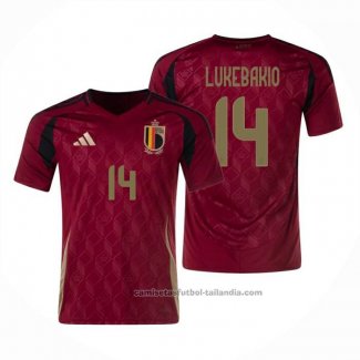 Camiseta Belgica Jugador Lukebakio 1ª 2024