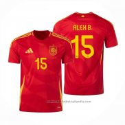 Camiseta Espana Jugador Alex B. 1ª 2024