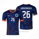 Camiseta Paises Bajos Jugador Gravenberch 2ª 24/25