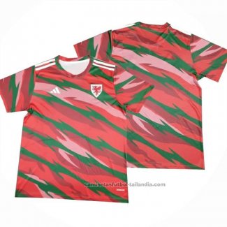 Camiseta Pre Partido del Gales 2024 Rojo