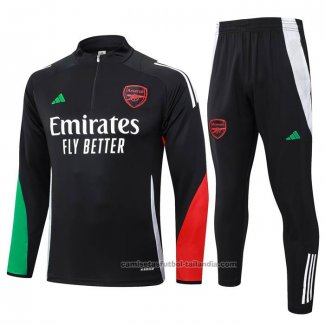 Chandal de Sudadera del Arsenal Nino 24/25 Negro