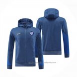 Chaqueta con Capucha del Inter Milan 24/25 Azul