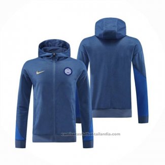 Chaqueta con Capucha del Inter Milan 24/25 Azul