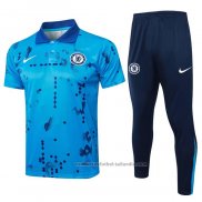 Conjunto Polo del Chelsea 24/25 Azul