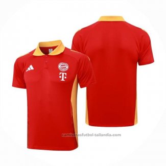 Camiseta Polo del Bayern Munich 24/25 Rojo