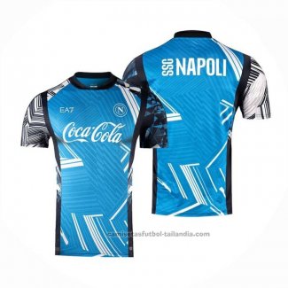 Camiseta Pre Partido del Napoli 2024 Azul