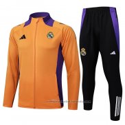 Chandal de Chaqueta del Real Madrid 24/25 Naranja