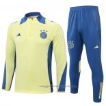 Chandal de Sudadera del Ajax 24/25 Amarillo