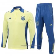 Chandal de Sudadera del Ajax 24/25 Amarillo