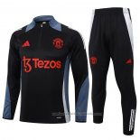 Chandal de Sudadera del Manchester United 24/25 Negro