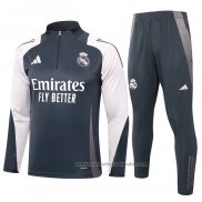 Chandal de Sudadera del Real Madrid 24/25 Gris