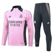 Chandal de Sudadera del Real Madrid 24/25 Rosa