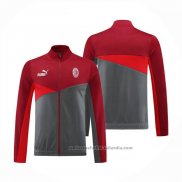 Chaqueta del AC Milan 24/25 Rojo Gris