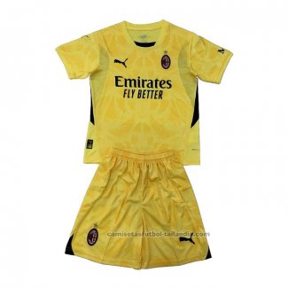 Camiseta AC Milan Portero 2ª Nino 24/25