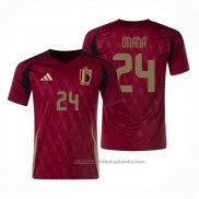 Camiseta Belgica Jugador Onana 1ª 2024