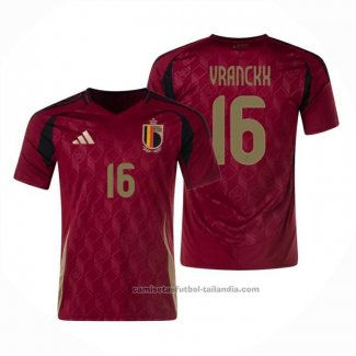 Camiseta Belgica Jugador Vranckx 1ª 2024