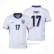 Camiseta Inglaterra Jugador Toney 1ª 2024