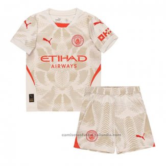 Camiseta Manchester City Portero 3ª Nino 24/25