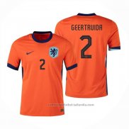 Camiseta Paises Bajos Jugador Geertruida 1ª 24/25