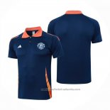 Camiseta Polo del Manchester United 24/25 Azul