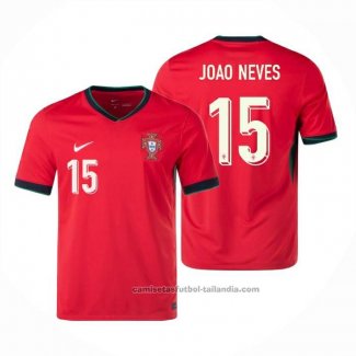 Camiseta Portugal Jugador Joao Neves 1ª 2024