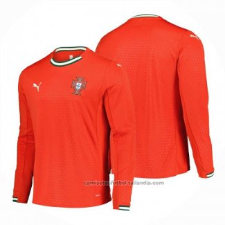 Camiseta Portugal 1ª Manga Larga 2025