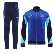 Chandal de Chaqueta del Chelsea 24/25 Azul