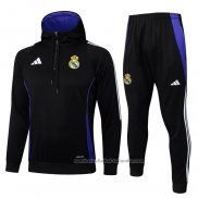 Chandal de Sudadera del Real Madrid 24/25 Negro