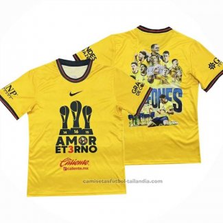 Tailandia Camiseta America Champion 2024 Amarillo