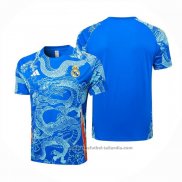 Camiseta de Entrenamiento Real Madrid Dragon 24/25 Azul