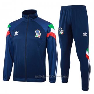 Chandal de Chaqueta del Italia 24/25 Azul